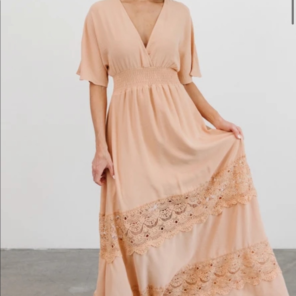 Salmon Vera Dress by Baltic Born XL New W/Tags